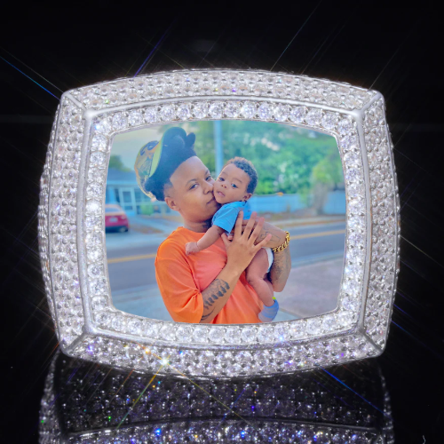 3D CUSTOM PICTURE ICED RING