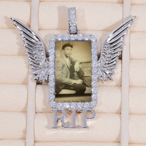 RIP WING 3D CUSTOM PICTURE PENDANT