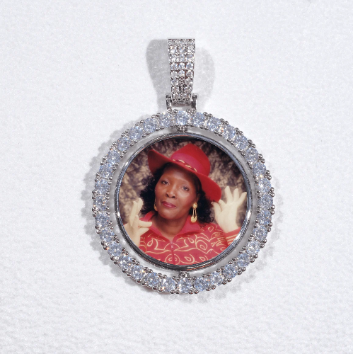 3D Spinning 2-Faced Custom Picture Pendant