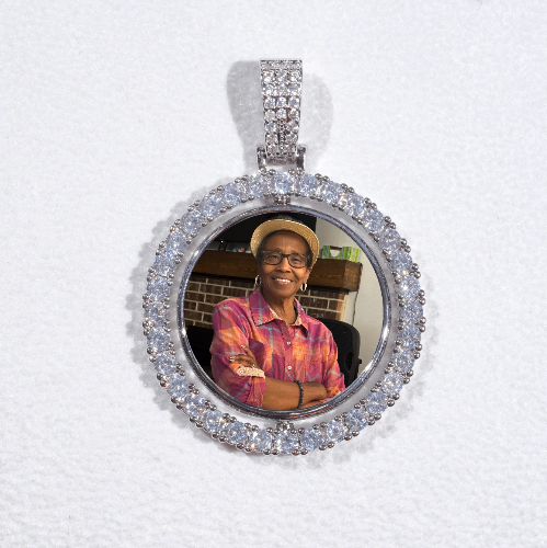 3D Spinning 2-Faced Custom Picture Pendant