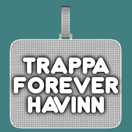 CUSTOM LETTER NECKLACE 3D BIG SQUARE