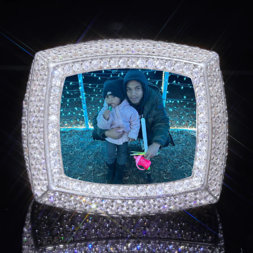 3D CUSTOM PICTURE ICED RING