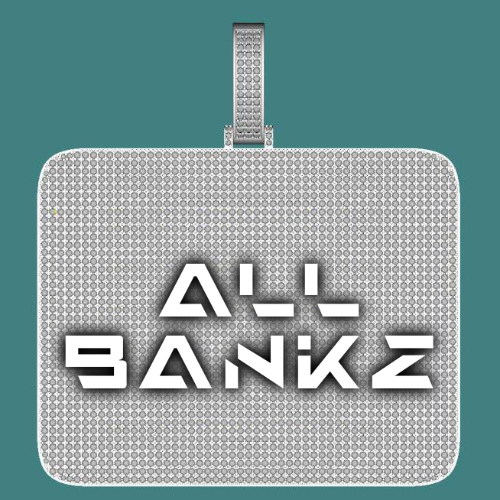 CUSTOM LETTER NECKLACE 3D BIG SQUARE