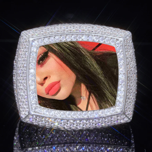 3D CUSTOM PICTURE ICED RING