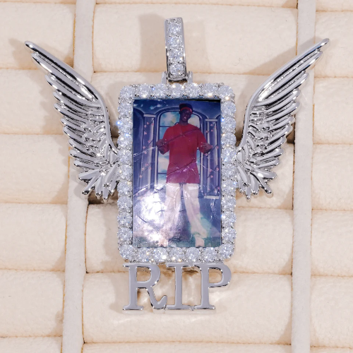 RIP WING 3D CUSTOM PICTURE PENDANT