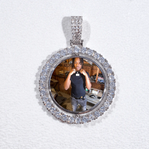 3D Spinning 2-Faced Custom Picture Pendant