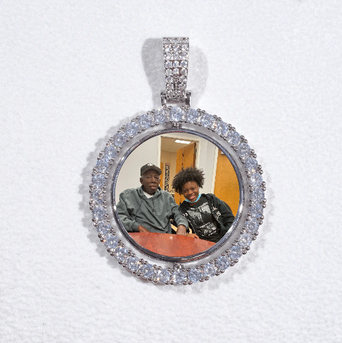 3D Spinning 2-Faced Custom Picture Pendant