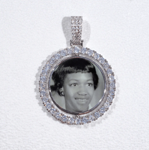 3D Spinning 2-Faced Custom Picture Pendant