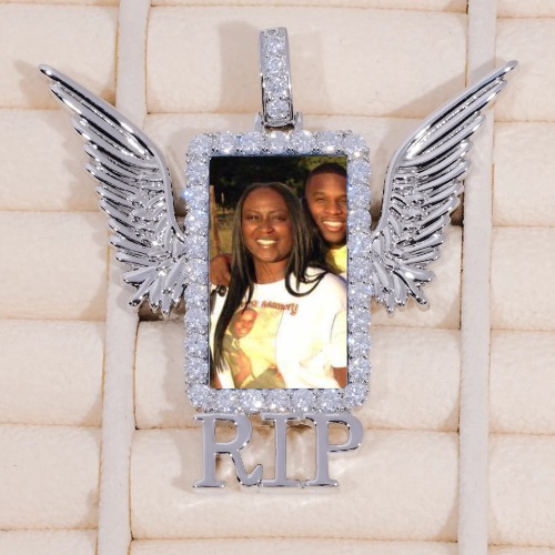 RIP WING 3D CUSTOM PICTURE PENDANT