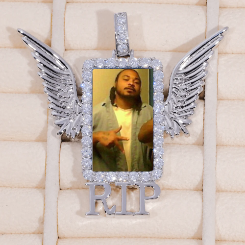 RIP WING 3D CUSTOM PICTURE PENDANT