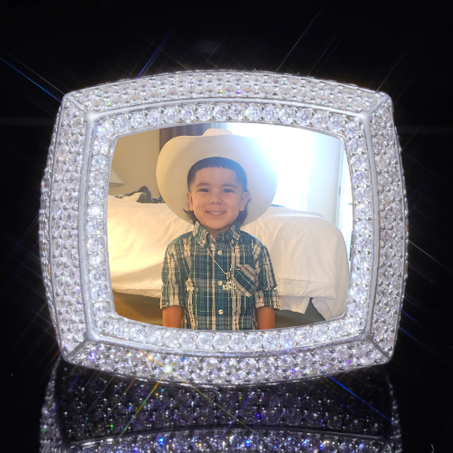 3D CUSTOM PICTURE ICED RING