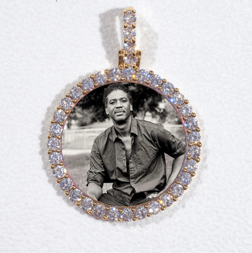 3D CIRCLE CUSTOM PICTURE PENDANT SMALL SIZE