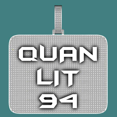 CUSTOM LETTER NECKLACE 3D BIG SQUARE