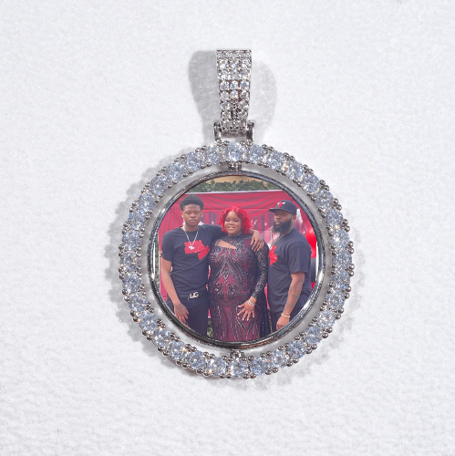 3D Spinning 2-Faced Custom Picture Pendant