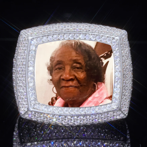 3D CUSTOM PICTURE ICED RING