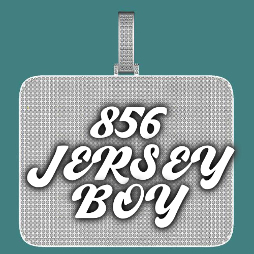 CUSTOM LETTER NECKLACE 3D BIG SQUARE