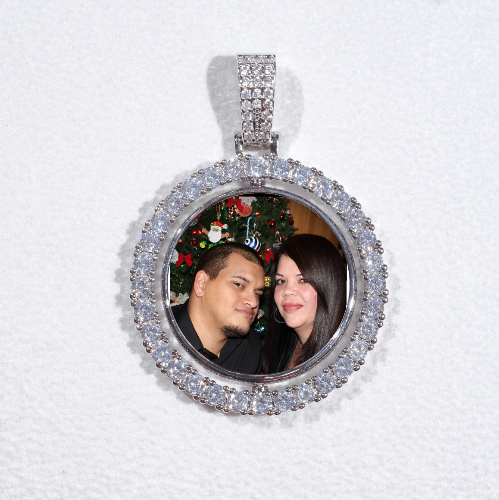 3D Spinning 2-Faced Custom Picture Pendant