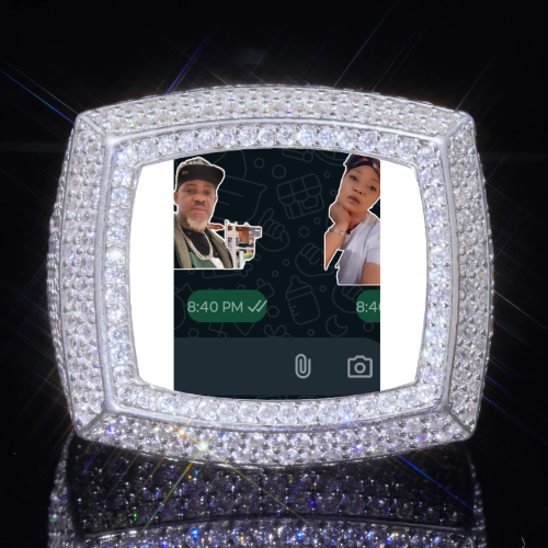 3D CUSTOM PICTURE ICED RING