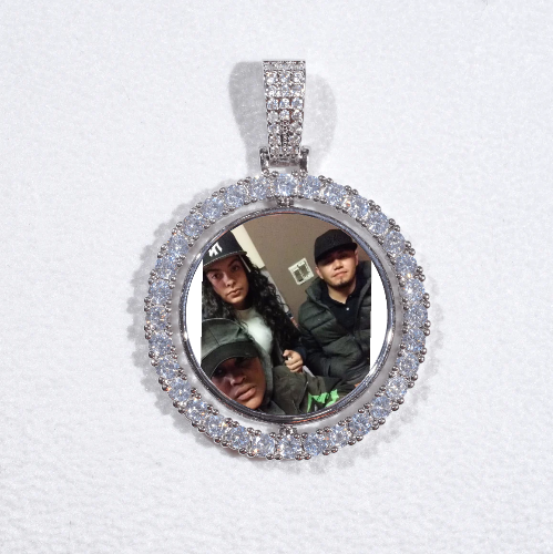 3D Spinning 2-Faced Custom Picture Pendant