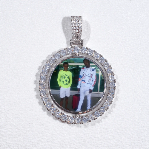 3D Spinning 2-Faced Custom Picture Pendant