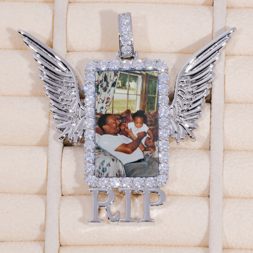 RIP WING 3D CUSTOM PICTURE PENDANT