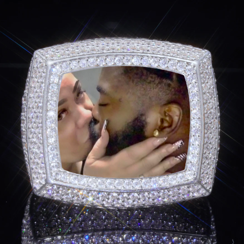 3D CUSTOM PICTURE ICED RING