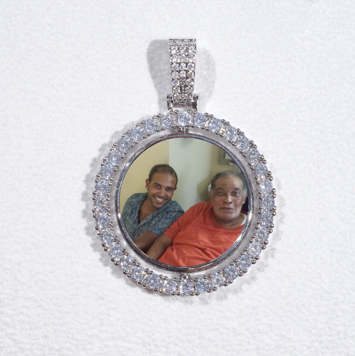 3D Spinning 2-Faced Custom Picture Pendant