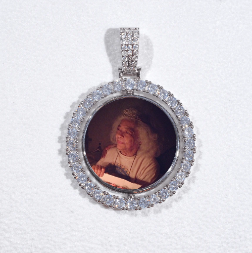 3D Spinning 2-Faced Custom Picture Pendant