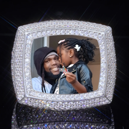 3D CUSTOM PICTURE ICED RING