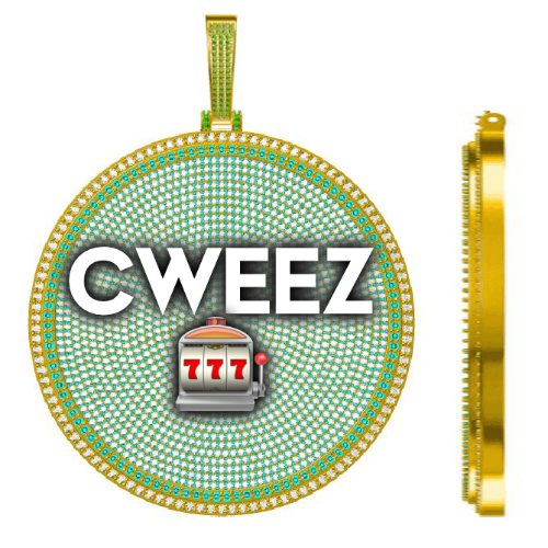 CUSTOM LETTER NECKLACE 3D BIG DISC