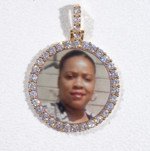 3D CIRCLE CUSTOM PICTURE PENDANT SMALL SIZE