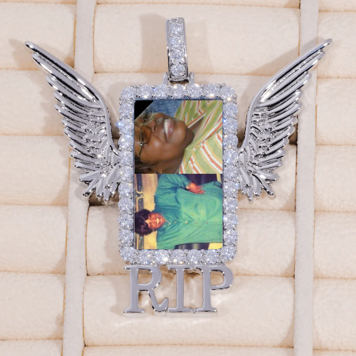 RIP WING 3D CUSTOM PICTURE PENDANT