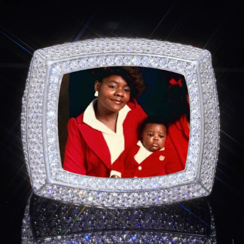 3D CUSTOM PICTURE ICED RING