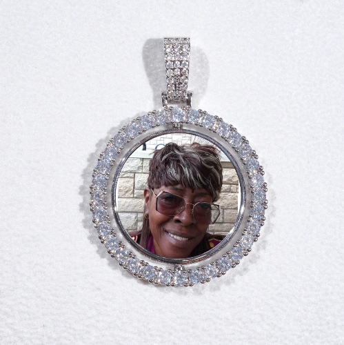 3D Spinning 2-Faced Custom Picture Pendant
