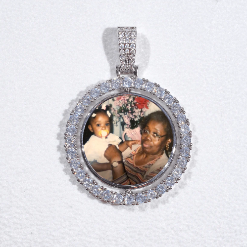 3D Spinning 2-Faced Custom Picture Pendant