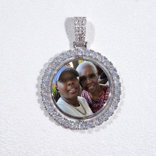 3D Spinning 2-Faced Custom Picture Pendant