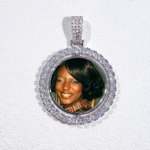 3D Spinning 2-Faced Custom Picture Pendant