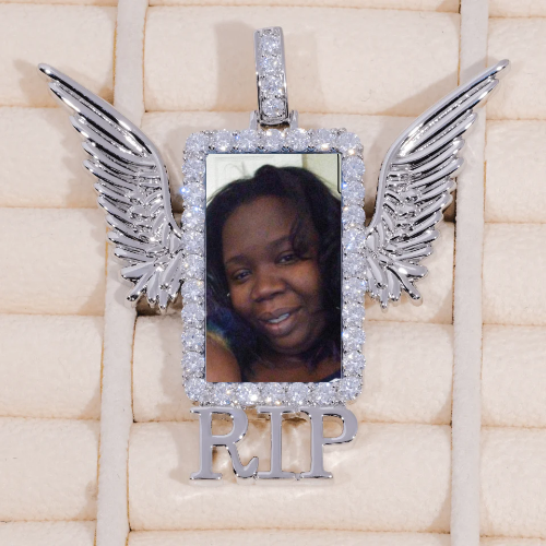 RIP WING 3D CUSTOM PICTURE PENDANT
