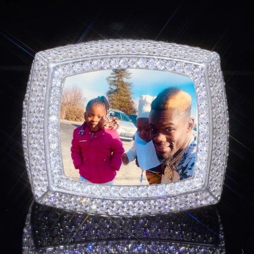 3D CUSTOM PICTURE ICED RING