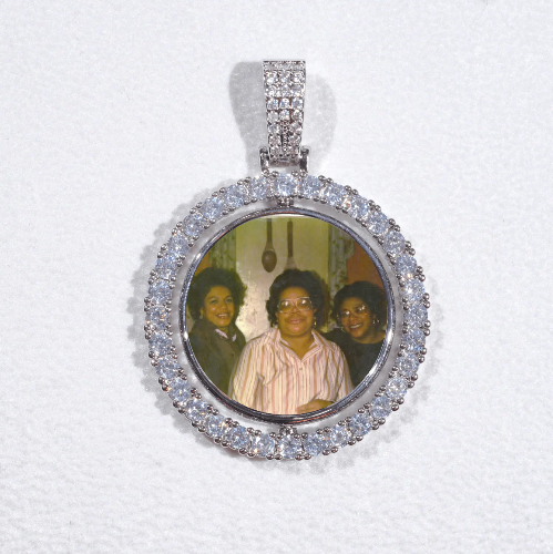3D Spinning 2-Faced Custom Picture Pendant