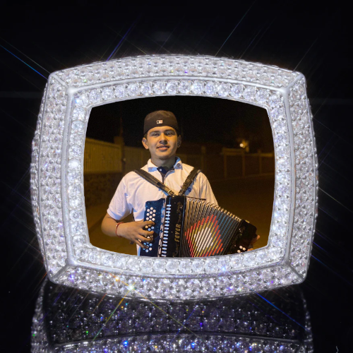 3D CUSTOM PICTURE ICED RING