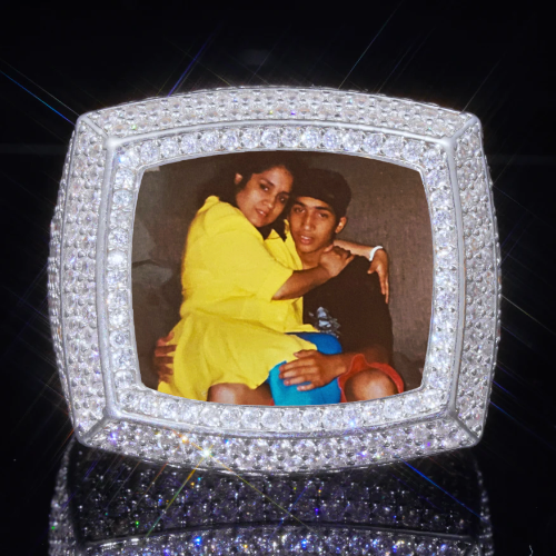 3D CUSTOM PICTURE ICED RING