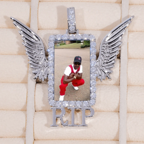RIP WING 3D CUSTOM PICTURE PENDANT