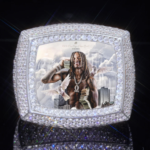 3D CUSTOM PICTURE ICED RING