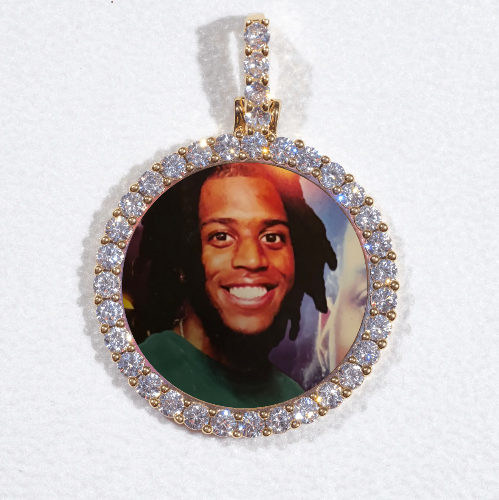 3D CIRCLE CUSTOM PICTURE PENDANT SMALL SIZE