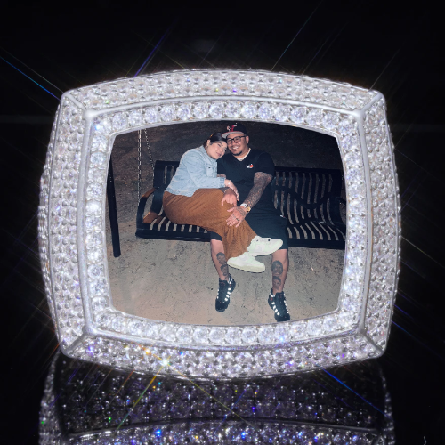 3D CUSTOM PICTURE ICED RING
