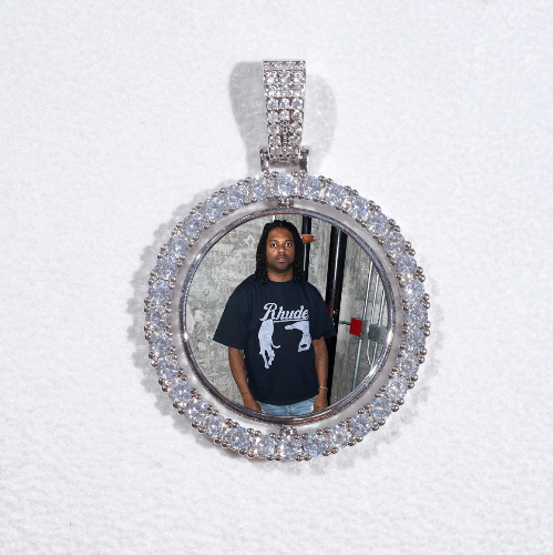 3D Spinning 2-Faced Custom Picture Pendant