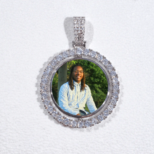 3D Spinning 2-Faced Custom Picture Pendant