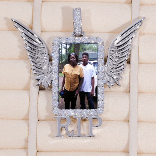RIP WING 3D CUSTOM PICTURE PENDANT