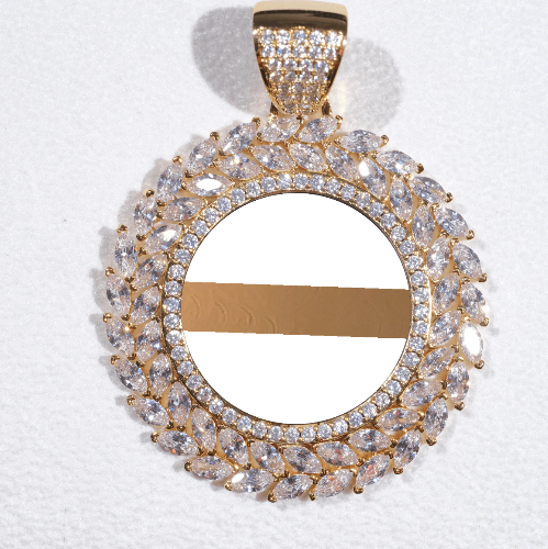Large 3D Wheat Ear Custom Picture Pendant